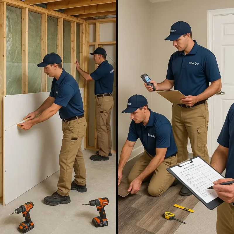 Repairs and Reconstruction process in Iola, WI